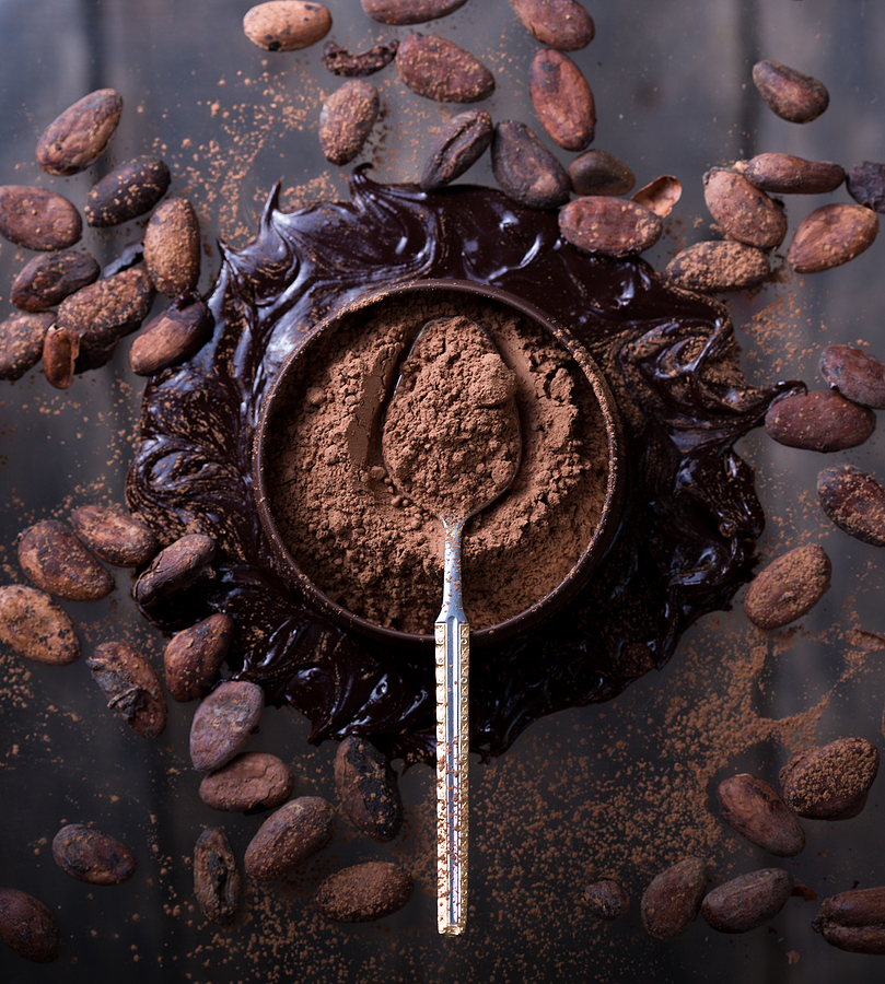 Organic cacao powder